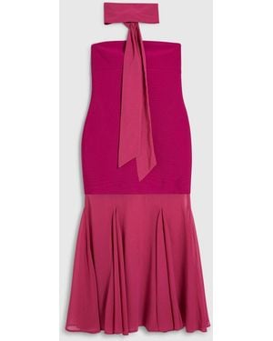 River Island Petite Bandeau Hybrid Maxi Dress - Pink