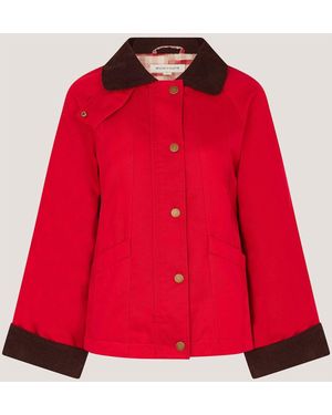 Monsoon Riley Barn Jacket - Red