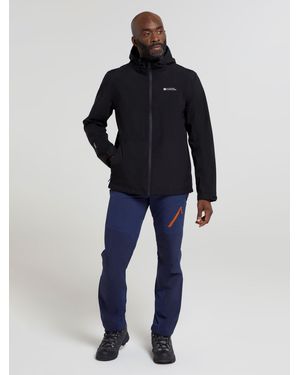 Mountain Warehouse Herren Covert Leichte, Wasserfeste Outdoor-Jackeklein - Blau