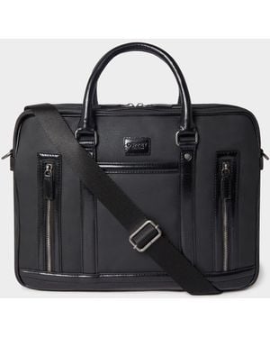 Osprey The Frontline Waxed Canvas & Leather Laptop Bag - Black