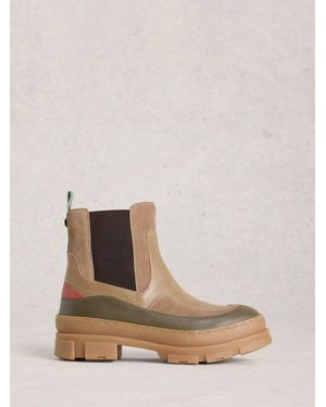 White Stuff Stuff Wren Puddle Boots - Natural