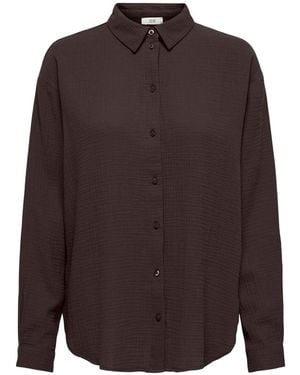 Jdy Cheesecloth Regular Fit Shirt - Brown