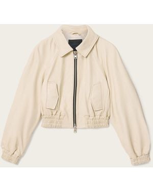 AllSaints Allsaints Anouk Bomber Jacket - Natural