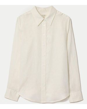 Jigsaw Classic Linen Shirt - White