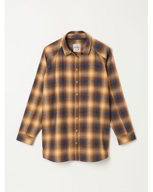 FatFace Fatface Bessie Petite Check Shirt - Brown