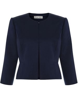 Phase Eight Phase Eight Judy Satin Jacket - Blue
