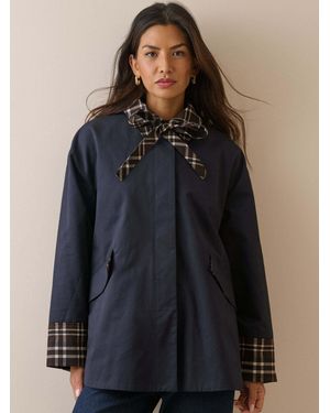 Nobody's Child Nobodys Child Tartan Trim Country Jacket - Blue