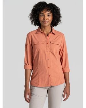 Craghoppers Nosi Life Adventure Iii Long Sleeve Shirt - Orange