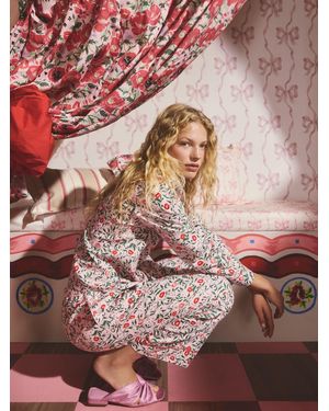 Cath Kidston Button Through Pyjamas - Pink
