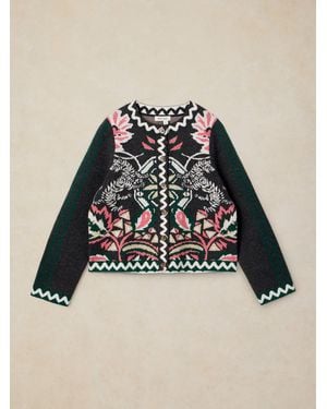 White Stuff Nomad Knit Jacket - Black