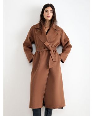 Phase Eight Darcy Double Face Coat - Brown