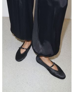 Next N. Premium Leather Mary Jane Shoes - Blue