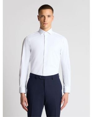 Remus Uomo Tapered Fit Formal Shirt - White