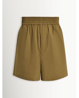 Varley Morales Cotton Poplin Shorts 2.5 - Green