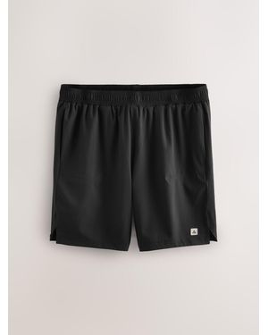 Next 7 Inch Active Gym Sports Shorts - Black