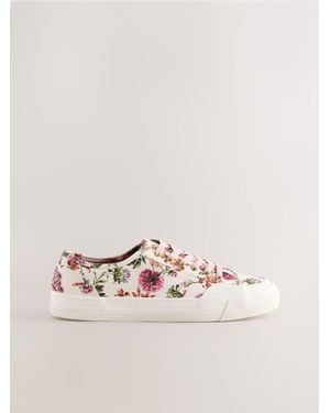 Next Forever Comfort Canvas Baseball Sneakers - Natural