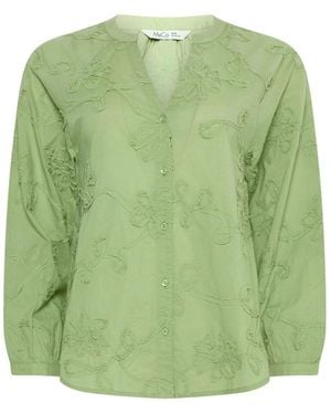 M Com Cornelli Detail Shirt - Green