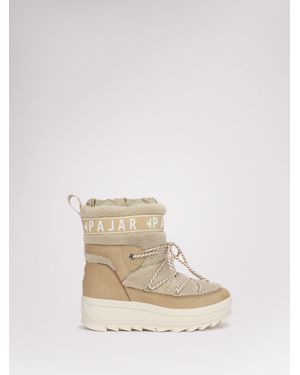Pajar Galaxy Lama Waterproof Sherpa Snow Boots - Natural