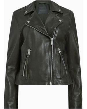 AllSaints Dalby Biker Jacket - Black