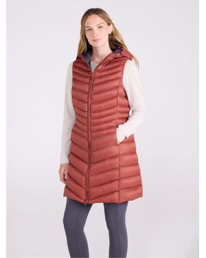 Mountain Warehouse Florence Long Padded Gilet - Red