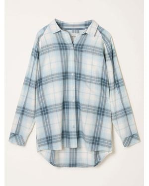 FatFace Fatface Bessie Petite Check Shirt - Blue
