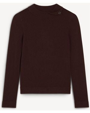 Hobbs Talia Wool Cashmere Sweater - Purple