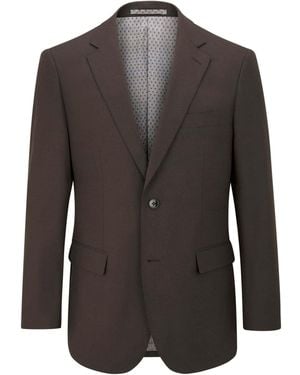 Skopes Corsica Tailored Fit Linen Blend Suit Jacket - Gray
