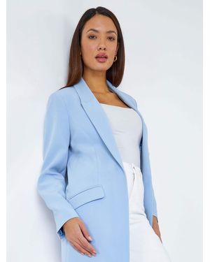 Roman Longline Blazer Jacket - Blue