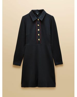 Joules Jemima Jacquard Dress - Black