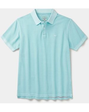 aubi Lusby Pique Polo Shirt - Blue