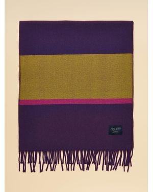 Joules Langtree & Stripe Scarf - Purple