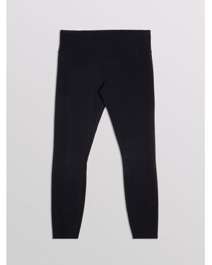 Pineapple Super Soft High Waisted 7/8 Yoga Leggings - Blue