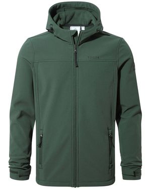 TOG24 Feizor Softshell Hooded And Waterproof Jacket - Green