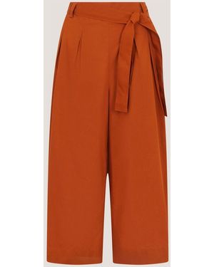 Monsoon Sofia Poplin Pants - Orange