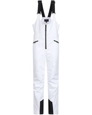 Mountain Warehouse Recco Thermal Lined Bib Front Ski Pants - White