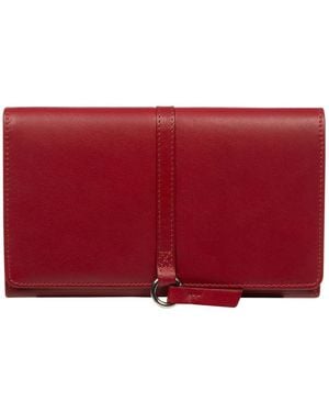 Pure Luxuries Isla Leather Purse - Red