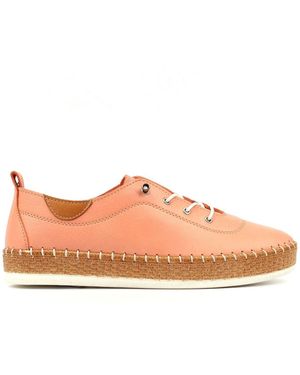 Lunar Evie Plimsoll Shoes - Pink