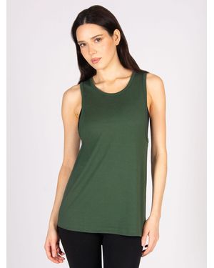 Pineapple Longline Vest - Green