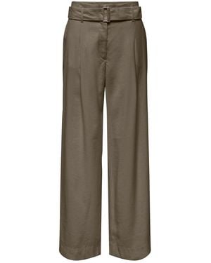 ONLY High Waisted Cargo Pants - Natural