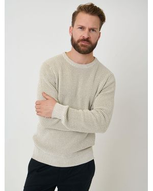 Saltwell Textured Crew Neck Jumper - Natural