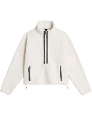 The North Face Fleeski 1/4 Zip Fleece - White