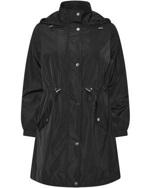M Com Petite Rain Jacket - Black