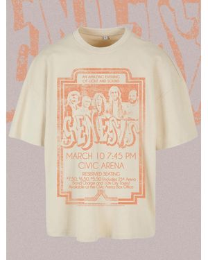 Supacult Genesis Poster Music T-Shirt - Natural