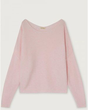 American Vintage American Vintage Light Damsville Slouchy Knitted Sweater - Pink