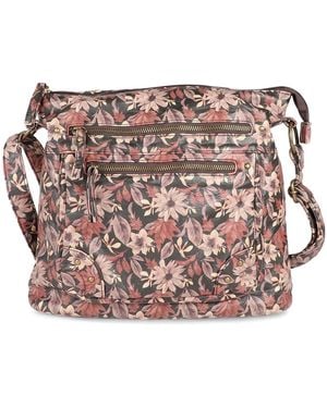 Pavers Multi Print Cross-Body Bag - Pink