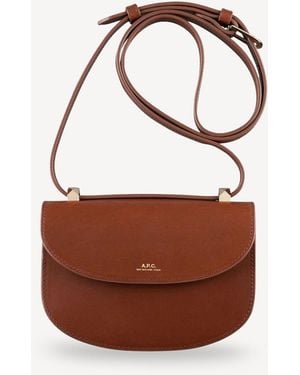 A.P.C. A. P.C. Mini Geneve Bag - Brown