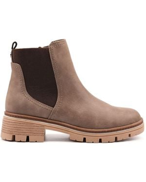 Lunar Destiny Taupe Ankle Boots - Brown