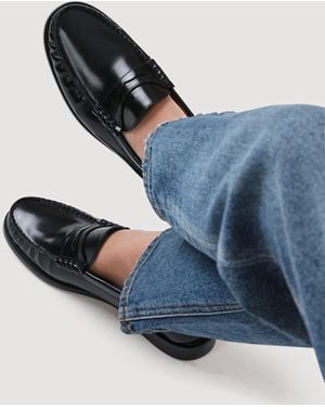 Jones Bootmaker Perna Smart Leather Moccasins - Blue