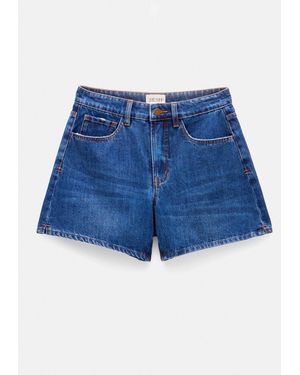 Hush Essential Denim Shorts - Blue