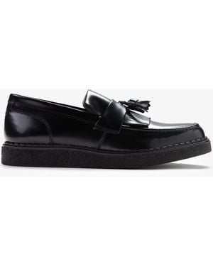 Fred Perry Gc X Fp Tassel Loafers - White